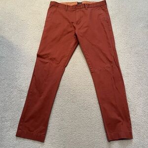 J. Crew Men's Brick Chinos